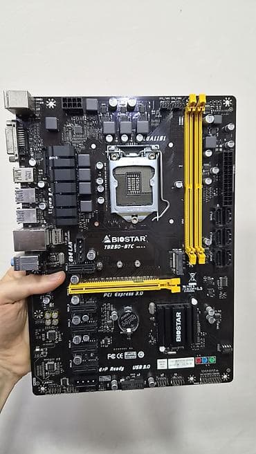 pcie: Материнская плата для ПК, Новый, Biostar, LGA1151, ATX — 2
