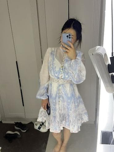 размер 39 обувь: Платье с принтом зимерман - Силуэт: А‑образный, расклёшенная юбка до — 1