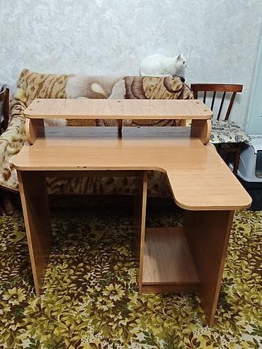 stol: Компьютерный стол, Б/у, Угловой — 1