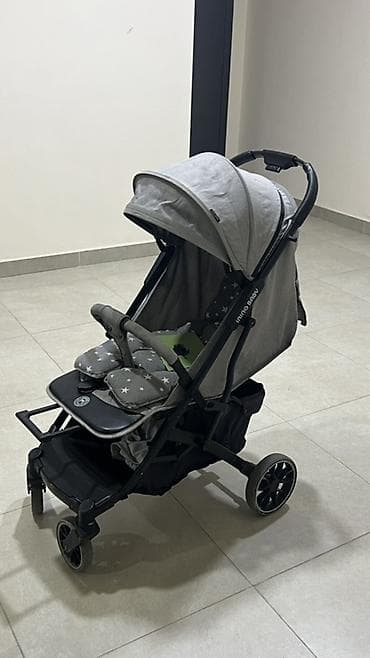 коляски ining baby: Прогулочная коляска Ining Baby (серый цвет) - Легкая складная коляска — 3