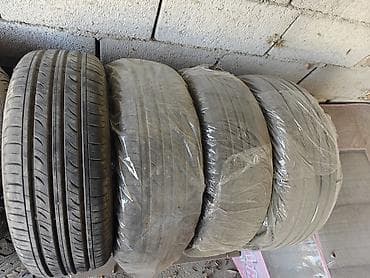 диск 17: Летние автомобильные шины, комплект 4 шт. Состояние как новые — 2