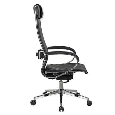 office table: Офисное кресло, Новый, С колесиками, цвет - Черный, Экокожа, Бесплатная доставка — 5