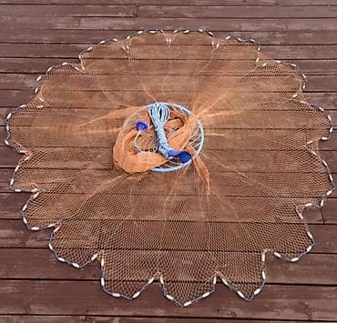 мото кийим: Кастинговая сеть для рыбалки с центральным кольцом в хорошем состоянии — 1