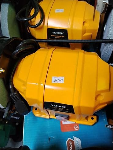 чп: Настольный точильный станок TAHKEP (Bench Grinder) - Два абразивных — 1