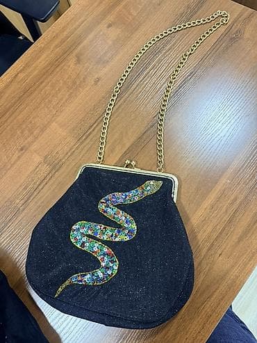 Капчыктар: Хендмейд сумки с вышивкой и аппликациями - Материалы: плотный — 1