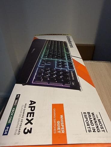 Техника и электроника: Клавиатура, SteelSeries, Размер: 100% — 2