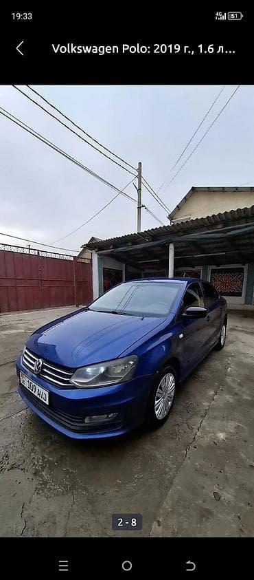 поло 2017: Volkswagen Polo: 2019 г., 1.6 л, Автомат, Бензин, Седан — 2