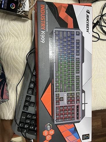 новогодние товары: Игровой комплект периферии Состав: - Клавиатура JERTECH Industry K909 — 2