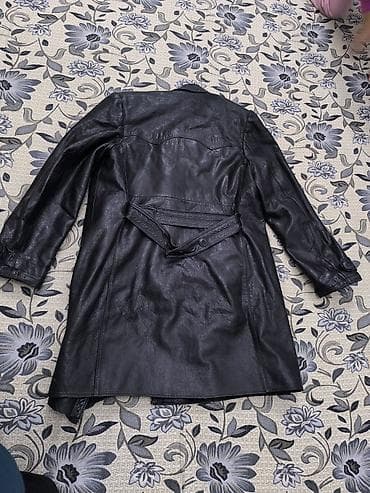 одежд: Мужское кожаное пальто - Материал: натуральная кожа.1975 года — 4