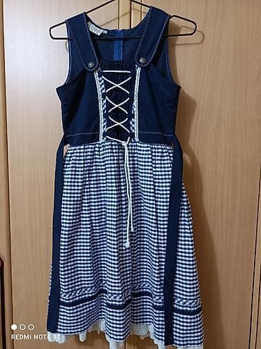 Детская обувь: Детское платье, цвет - Синий — 1