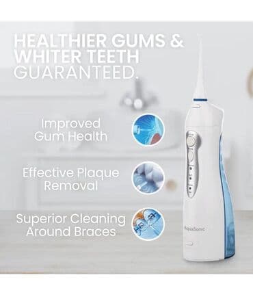 для промывания носа: AQUASONIC.Профессиональный перезаряжаемый водяной флоссер с 4 — 6