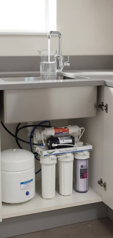 кухонные шкафы дешево: Фильтр для отчистки воды 5 Ти ступенчатый с насосом.полный комплект — 1