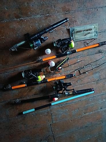 электро сигвей: Набор для рыбалки Состав: - 4 телескопических удилища разной длины (в — 1