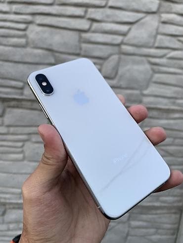 apple x: IPhone X, Б/у, 256 ГБ, Серебристый, 73 % — 2