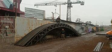 швеллер и двутавр: Фермы Навесы. Большие Арки для ангаров Металлические фермы для — 7