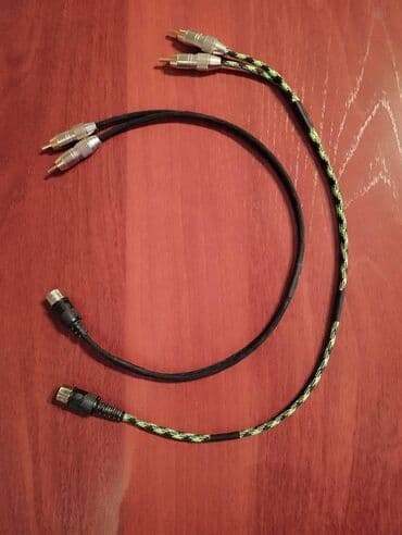 Наушниктер: Межблочный кабель DIN 5 pin на RCA. Длина 60 см. Бескислородная медь — 1