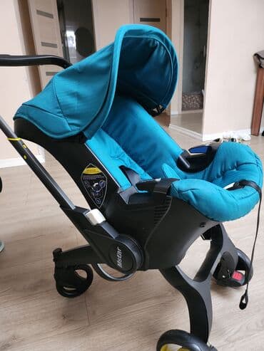 коляски doona: Балдар арабасы, түсү - Көгүлтүр, Колдонулган — 2