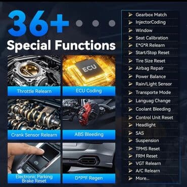 Бизнес үчүн жабдуулар: Профессиональный автомобильный диагностический сканер XTOOL D7 (версия — 5