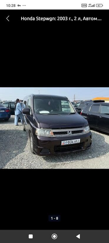 Honda Stepwgn: 2003 г., 2 л, Автомат, Бензин, Минивэн