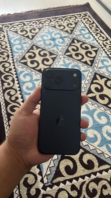 iphon 17: IPhone 17 Pro Max, Б/у, 512 ГБ, Синий, Чехол, Кабель — 5