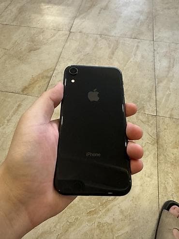 Техника жана электроника: IPhone Xr, Колдонулган, 128 ГБ, Кара, Каптама, 77 % — 3
