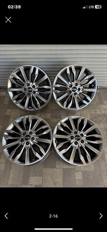 mazda: Литые Диски R 19 Kia, Комплект, отверстий - 5, Б/у — 1