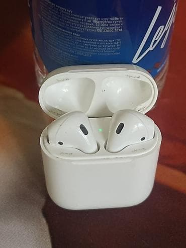 borofone bw15: Беспроводные вкладыши наушники, Apple, Airpods 2, Б/у — 3