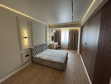 osh flat: 2 комнаты, 86 м², Асанбай мкр Элитка, 9 этаж, Дизайнерский ремонт — 7