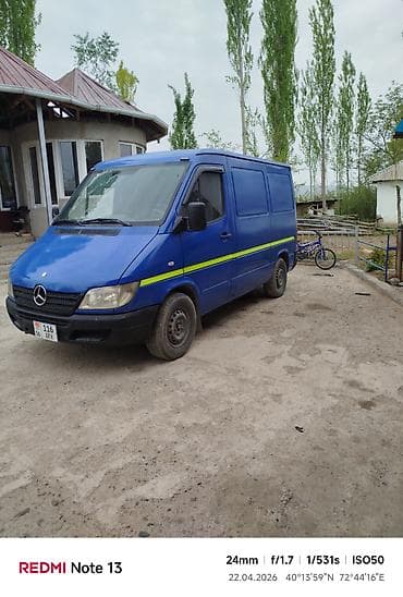 Mercedes-Benz Sprinter грузовой фургон (синего цвета) - Кузов