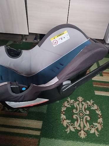 автокресла для детей от 0: Автокресло, цвет - Серый, Б/у — 2