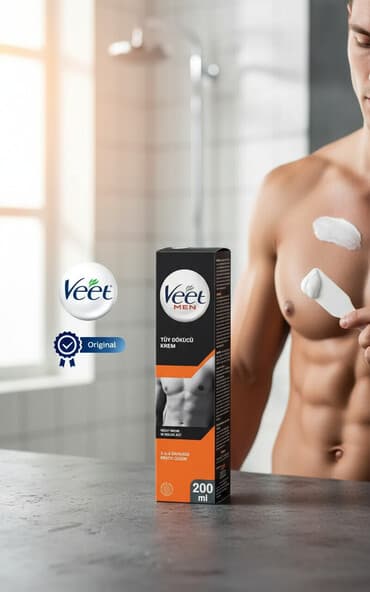 Крем для депиляции Veet Men предназначен для эффективного удаления