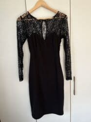 вечерний костюм: Вечернее платье, Коктейльное, Длинная модель, С рукавами, S — 1