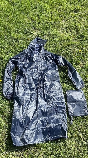 Дождевик-плащ с капюшоном, размер XXXL для роста 175-180 см. - Цвет