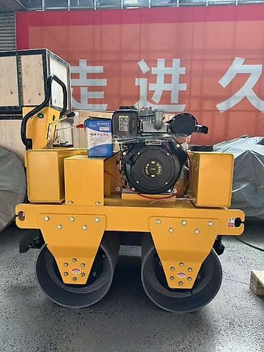 Оборудование для швейных цехов: Вибро каток Ручной двухвальцовый вибрационный каток Компактный — 4