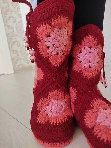 pull and beer: Домашние тапочки, 38, Новый, цвет - Красный, Самовывоз — 4