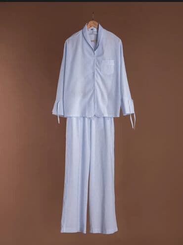 сорочки для беременных в роддом: Пижама, Хлопок, Made in KG, На пуговицах, M — 3