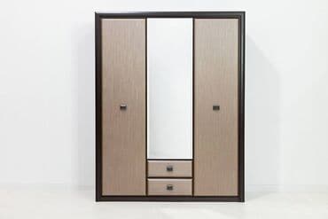 шыфонеры: Шкаф для одежды 3Д коллекции Коен МДФ, Штрокс Темный, БРВ Брест — 1