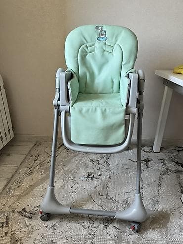small table: Детский стульчик для кормления - Регулируемая высота: шкала на ножках — 4