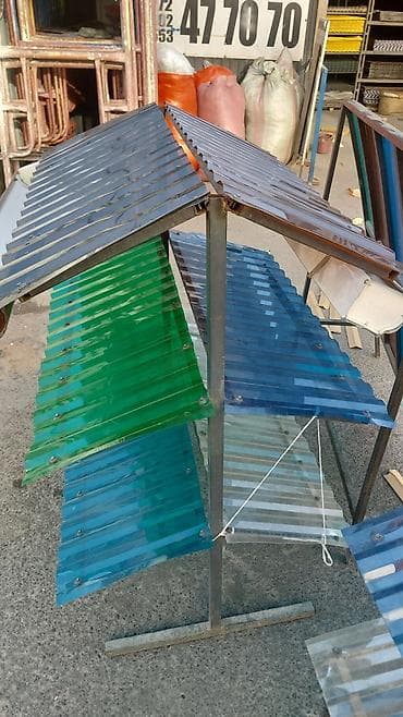 Профнастил/поликарбонат волнистый для навесов и кровли. - Материал