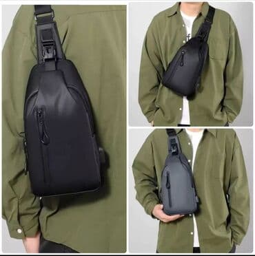 портфель для документов: Барсетка, Материал: Экокожа, Новый — 1