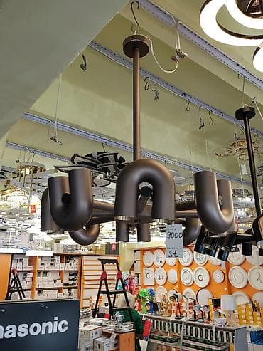 study lamp: Подвесная потолочная люстра современного дизайна - Конструкция — 1