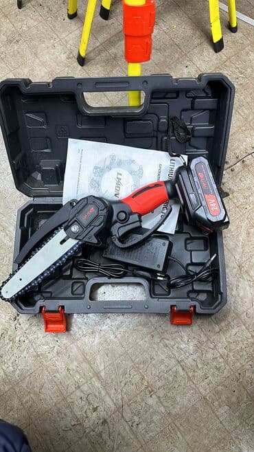 электрическая цепная пила купить в бишкеке: Сабельная пила 20v. Сучкорез DINGO Оригинал пила — 19