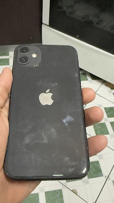 apple 8: IPhone 11, Б/у, 128 ГБ, Black Titanium, Защитное стекло, Чехол, 73 % — 3