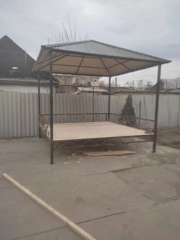 диван из палета: Тапчан 3 x 3 x 2 м, Металл — 27