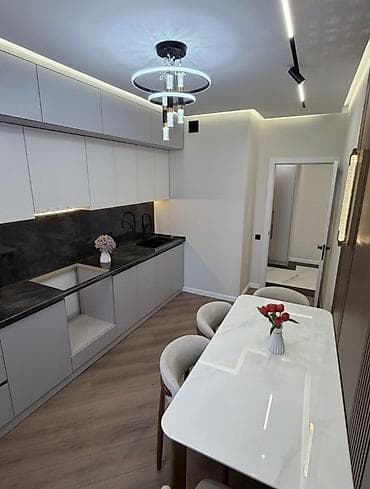Недвижимость: 2 комнаты, 58 м², Элитка, Пишпек Элитка, 11 этаж, Дизайнерский ремонт — 5