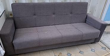 письменные столы для двоих: Прямой диван, Б/у — 1