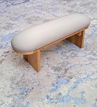 bed table: Банкетка, Б/у, Без полок, Платная доставка, цвет - Серый — 3