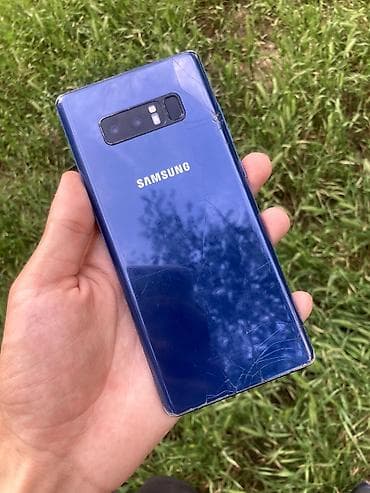 samsung 16: Samsung Galaxy Note 8, Б/у, 64 ГБ, цвет - Синий, 2 SIM — 1