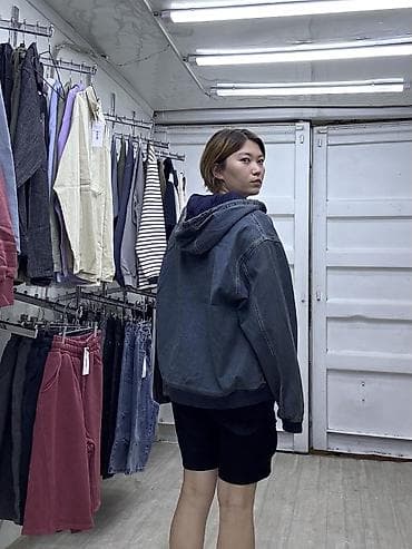 VINTAGE WASHED DENIM HOOD ZIP-UP😍 Тот самый зип-худи, который станет — 7