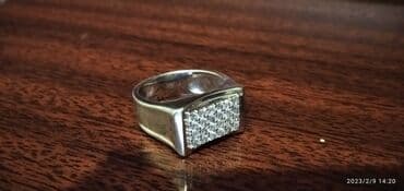 улпот койнок: Шакек, Мөөрдүү шакек, Үлгүсү 925, Эркектердики, Фианит, Колдонулган — 2